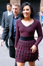 DEMI LOVATO at Late Late Show with James Coreden in New York 06/16/2016