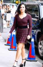 DEMI LOVATO at Late Late Show with James Coreden in New York 06/16/2016