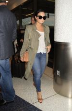 DEMI LOVATO at Los Angeles International Airport 06/15/2016