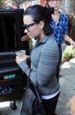 DEMI LOVATO Heading to a Gym West Hollywood 06/07/2016