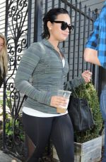 DEMI LOVATO Heading to a Gym West Hollywood 06/07/2016