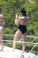 DEMI LOVATO in Swimsuit at a Boat in Miami 06/27/2016