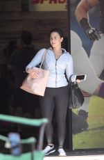 DEMI LOVATO Leaves a Gym in Los Angeles 06/08/2016