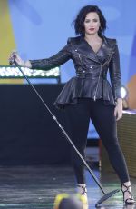 DEMI LOVATO Performs at GMA Summer Concert Series in Central Park in New York 06/17/2016