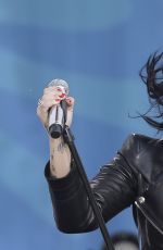 DEMI LOVATO Performs at GMA Summer Concert Series in Central Park in New York 06/17/2016