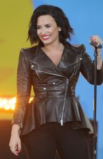 DEMI LOVATO Performs at GMA Summer Concert Series in Central Park in New York 06/17/2016
