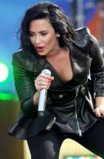 DEMI LOVATO Performs at GMA Summer Concert Series in Central Park in New York 06/17/2016