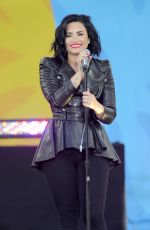 DEMI LOVATO Performs at GMA Summer Concert Series in Central Park in New York 06/17/2016