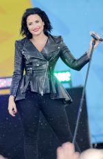 DEMI LOVATO Performs at GMA Summer Concert Series in Central Park in New York 06/17/2016