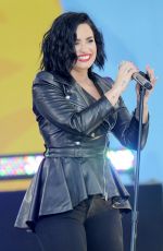 DEMI LOVATO Performs at GMA Summer Concert Series in Central Park in New York 06/17/2016