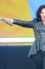 DEMI LOVATO Performs at GMA Summer Concert Series in Central Park in New York 06/17/2016