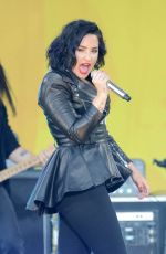 DEMI LOVATO Performs at GMA Summer Concert Series in Central Park in New York 06/17/2016