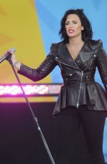 DEMI LOVATO Performs at GMA Summer Concert Series in Central Park in New York 06/17/2016