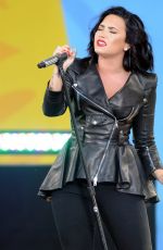 DEMI LOVATO Performs at GMA Summer Concert Series in Central Park in New York 06/17/2016