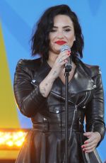 DEMI LOVATO Performs at GMA Summer Concert Series in Central Park in New York 06/17/2016