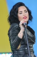 DEMI LOVATO Performs at GMA Summer Concert Series in Central Park in New York 06/17/2016