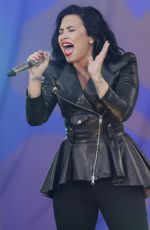 DEMI LOVATO Performs at GMA Summer Concert Series in Central Park in New York 06/17/2016