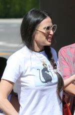 DEMI MOORE at Pinches Tacos in West Hollywood 06/04/2016