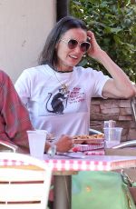 DEMI MOORE at Pinches Tacos in West Hollywood 06/04/2016