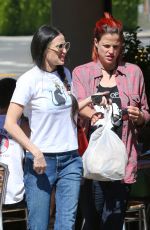 DEMI MOORE at Pinches Tacos in West Hollywood 06/04/2016