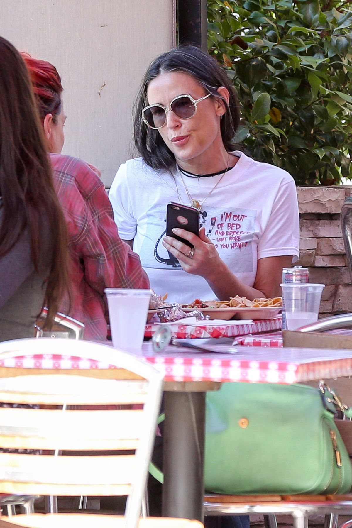 DEMI MOORE at Pinches Tacos in West Hollywood 06/04/2016 – HawtCelebs