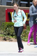 DEVON AOKI Leaves a Yoga Class in Brentwood 06/05/2016