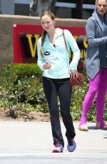 DEVON AOKI Leaves a Yoga Class in Brentwood 06/05/2016