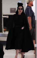 DITA VON TEESE at Airport in Perth 06/14/2016