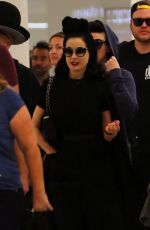 DITA VON TEESE at Airport in Perth 06/14/2016