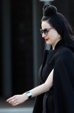 DITA VON TEESE at Airport in Perth 06/14/2016