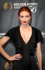 ELEANOR TOMLINSON at 56th Monte-carlo Television Festival Closing Golden Nymph Awards in Monaco 06/16/2016
