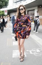 ELEONORA CARISI at Versace Fashion Show in Milan 06/18/2016