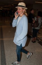 ELIZABETH BANKS at LAX Airport in Los Angeles 06/08/2016