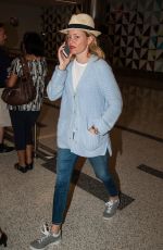 ELIZABETH BANKS at LAX Airport in Los Angeles 06/08/2016
