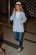 ELIZABETH BANKS at LAX Airport in Los Angeles 06/08/2016
