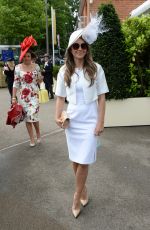 ELIZABETH HURLEY at 2016 Royal Ascot Meeting at Ascot Racecourse in Berkshire 06/14/2016