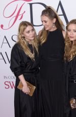 ELIZABETH, MARY-KATE and ASHLEY OLSEN at CFDA Fashion Awards in New York 06/06/2016