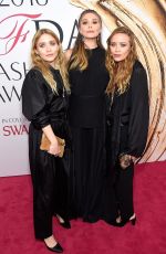 ELIZABETH, MARY-KATE and ASHLEY OLSEN at CFDA Fashion Awards in New York 06/06/2016