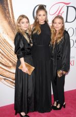 ELIZABETH, MARY-KATE and ASHLEY OLSEN at CFDA Fashion Awards in New York 06/06/2016
