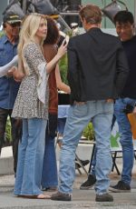 ELIZABETH MITCHELL on the Set of 