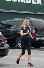 ELIZABETH OLSEN Arrives at a Gym in West Hollywood 06/24/2016