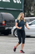 ELIZABETH OLSEN Arrives at a Gym in West Hollywood 06/24/2016