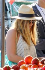 ELIZABETH OLSEN at a Farmers Market in Studio City 06/26/2016