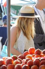 ELIZABETH OLSEN at a Farmers Market in Studio City 06/26/2016