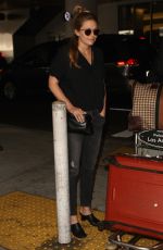 ELIZABETH OLSEN at LAX Airport in Los Angeles 06/07/2016