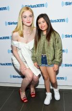 ELLE FANNING at SiriusXM Radio in New York 06/23/2016