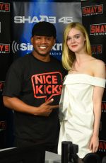 ELLE FANNING at SiriusXM Radio in New York 06/23/2016