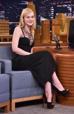 ELLE FANNING at Tonight Show Starring Jimmy Fallon in New York 06/22/2016