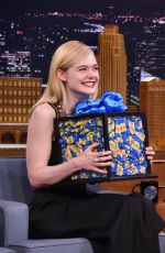 ELLE FANNING at Tonight Show Starring Jimmy Fallon in New York 06/22/2016