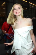 ELLE FANNING Out and About in New York 06/24/2016